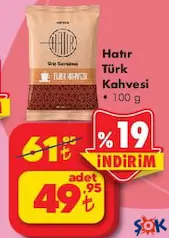 HATIR TÜRK KAHVESİ 100 G HATIR TÜRK KAHVESİ 100 G